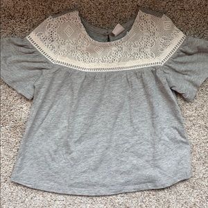 Gap toddler girl crochet top, size 3T, NWT